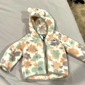 The North Face fleece zip up jacket.